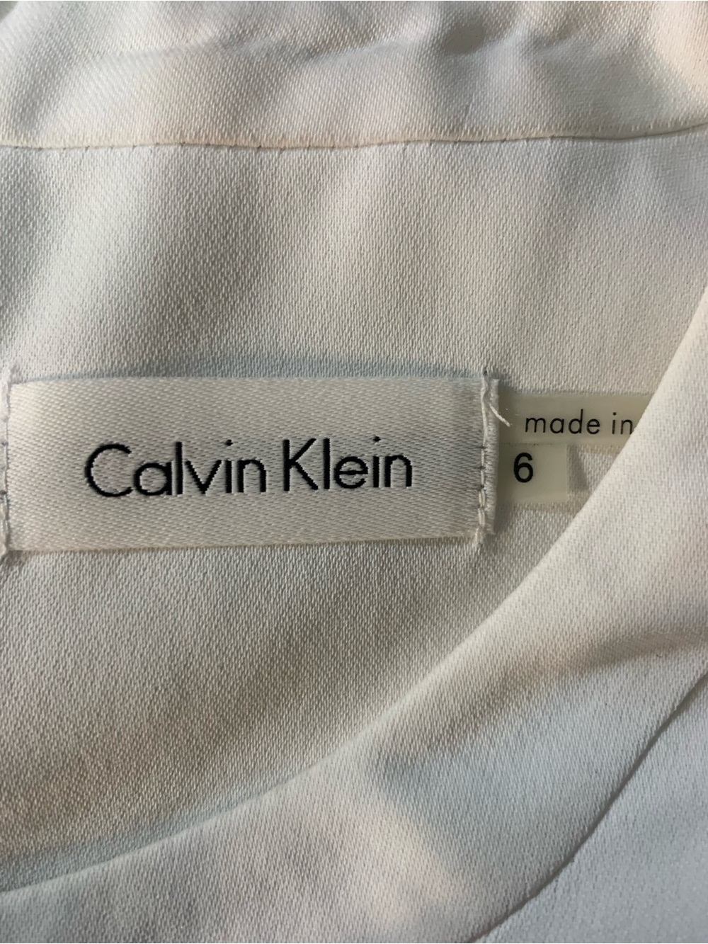 Calvin Klein Two-Tone Black and White Sheath Dress - Picture 2 of 5